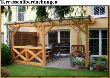 Terrassenüberdachungen