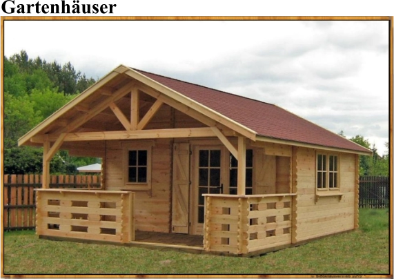 Gartenhäuser